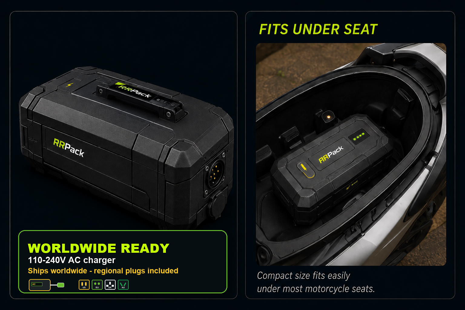 Range Rescue Pack motorcycle power pack concept